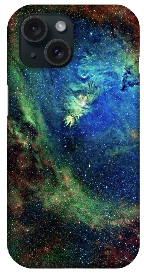 Cone Nebula iPhone Case featuring the photograph Cone Nebula And Christmas Tree Cluster by J-p Metsavainio/science Photo Library