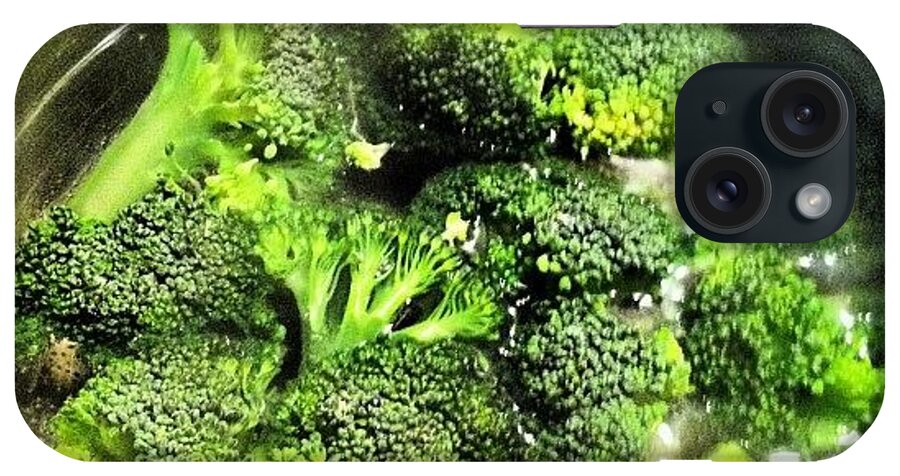 Food iPhone Case featuring the photograph Cooking Broccoli. Oh Yeah. #pan #water by Megan Shuttlewood