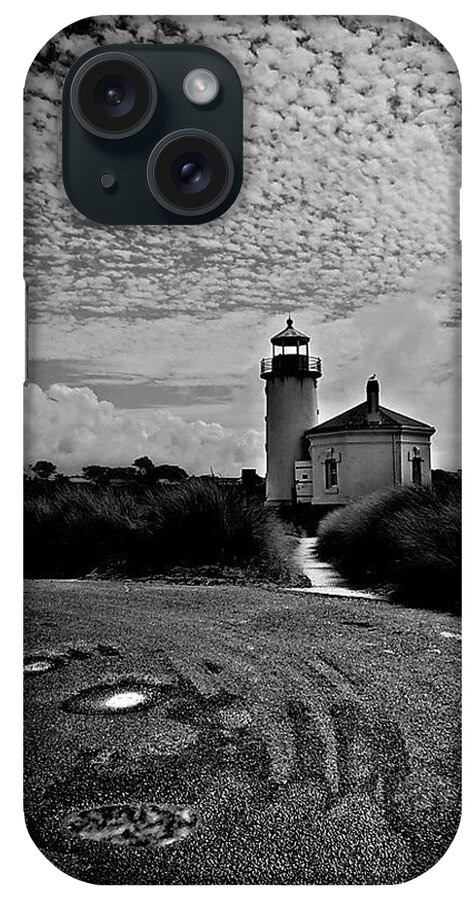 Coquille River iPhone Case featuring the photograph Coquille River Lighthouse by Melanie Lankford Photography