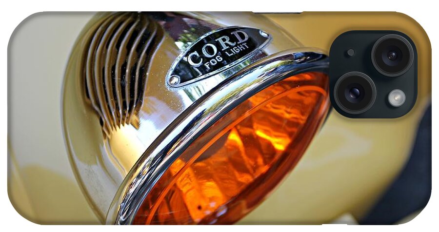 Cord iPhone Case featuring the photograph Cord Fog Lamp by Steve Natale