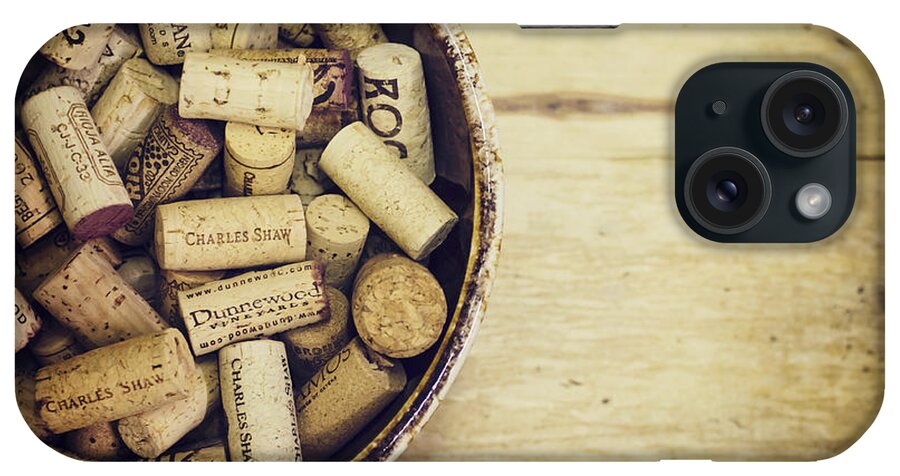 Wine iPhone Case featuring the photograph Cork Collection by Heather Applegate