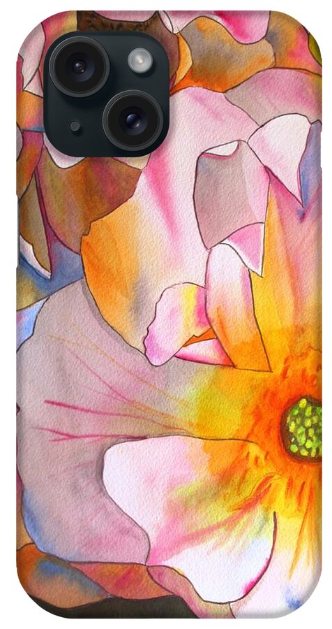 Rose iPhone Case featuring the painting Cornelia Rose by Sacha Grossel
