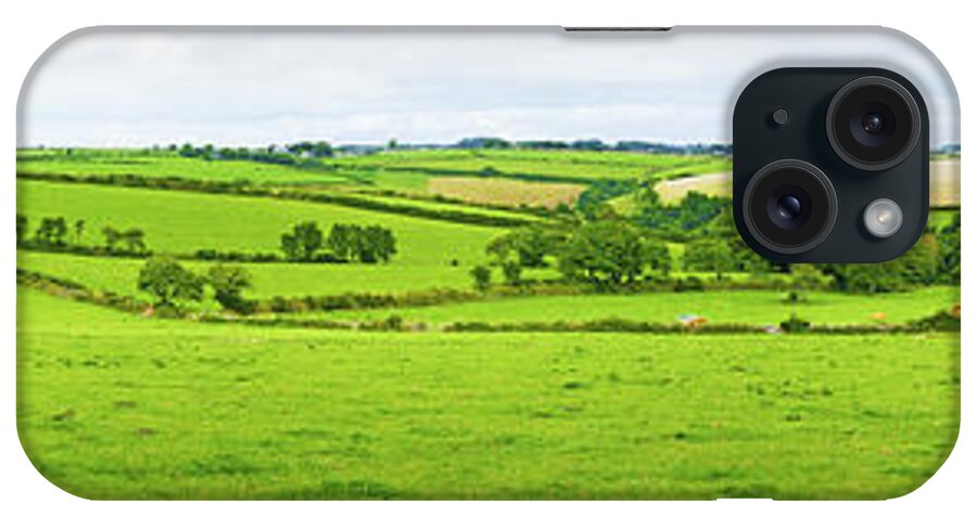 Panoramic iPhone Case featuring the photograph Cornwall Panorama Color by Chevy Fleet