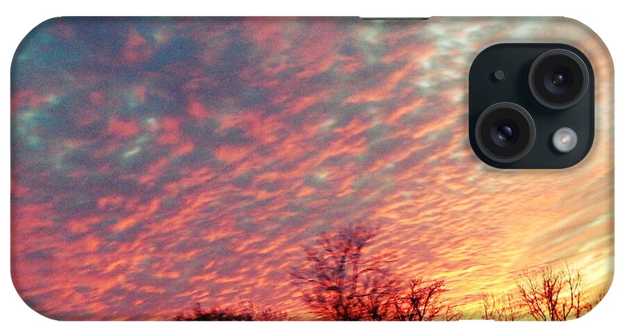 Sunset iPhone Case featuring the photograph Cotton Candy Sky by Joetta Beauford