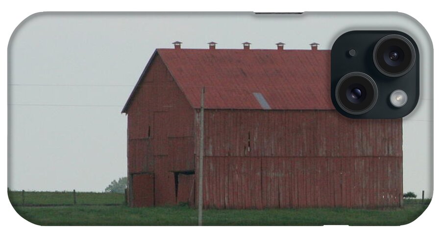 Barn iPhone Case featuring the photograph Dilapidated Country Barn by Valerie Collins