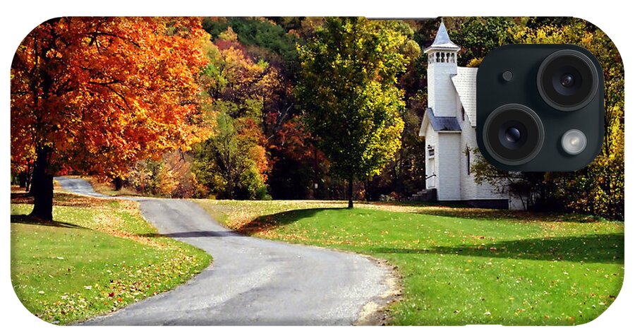 Scenic iPhone Case featuring the photograph Country Church by Tom Brickhouse