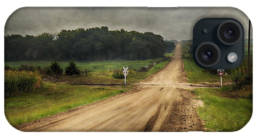 Country iPhone Case featuring the photograph Country Crossing by Pam Holdsworth