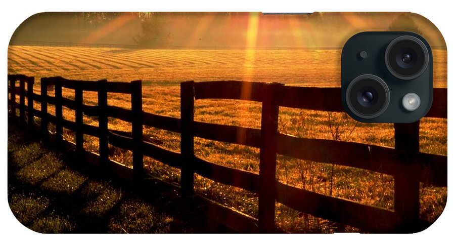 Country iPhone Case featuring the photograph Country Fence by Carlee Ojeda