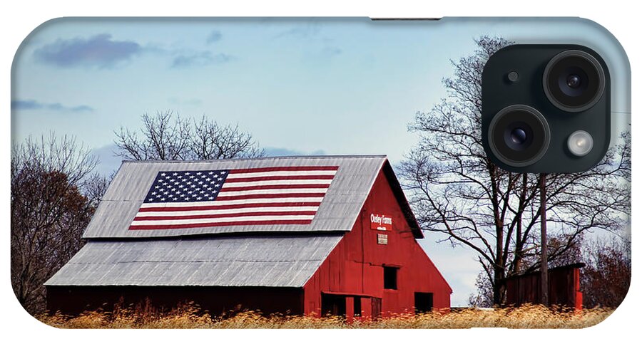 Flag iPhone Case featuring the photograph Country Pride by Cricket Hackmann