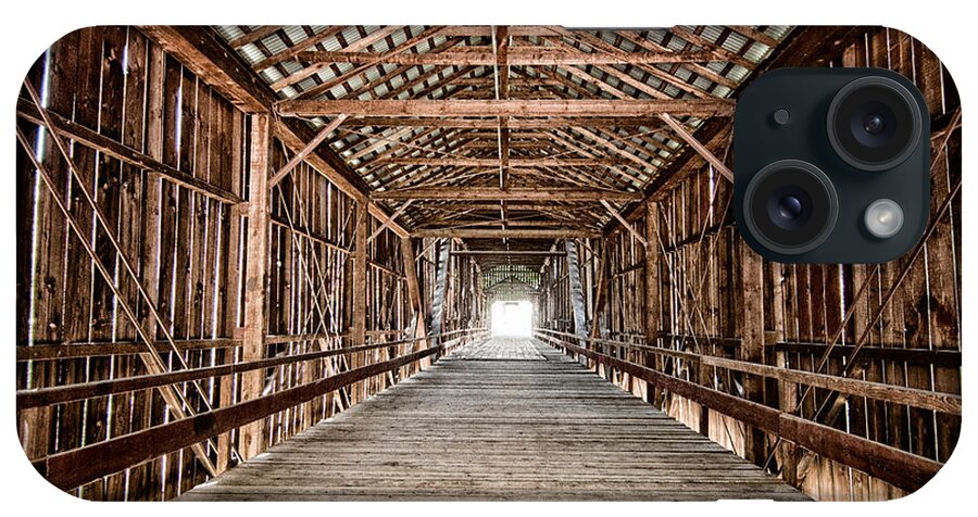 Bridge iPhone Case featuring the photograph Covered Bridge by Cat Connor