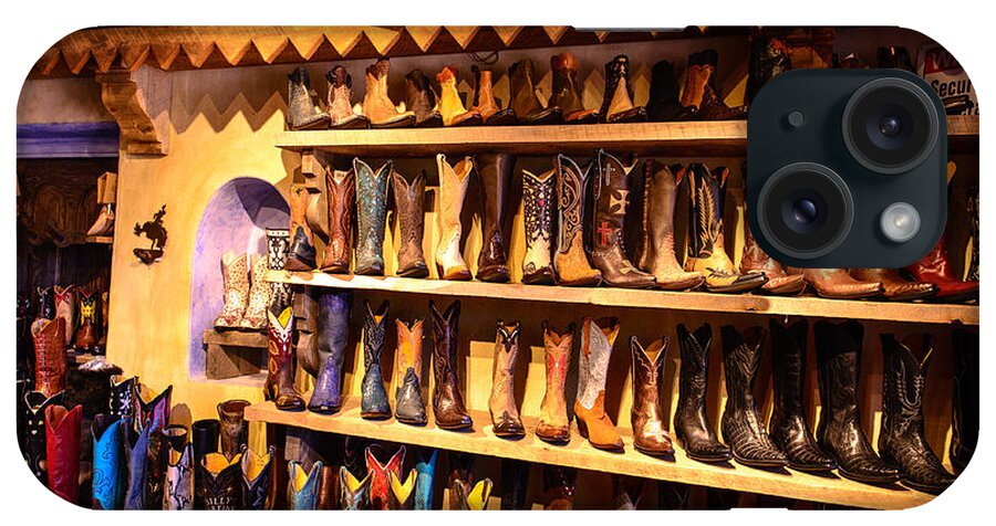 Boots iPhone Case featuring the photograph Cowboy boots by John Johnson