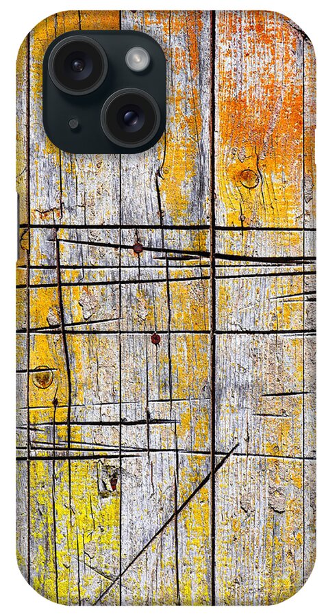 Abstract iPhone Case featuring the photograph Cracked Wood Background by Carlos Caetano