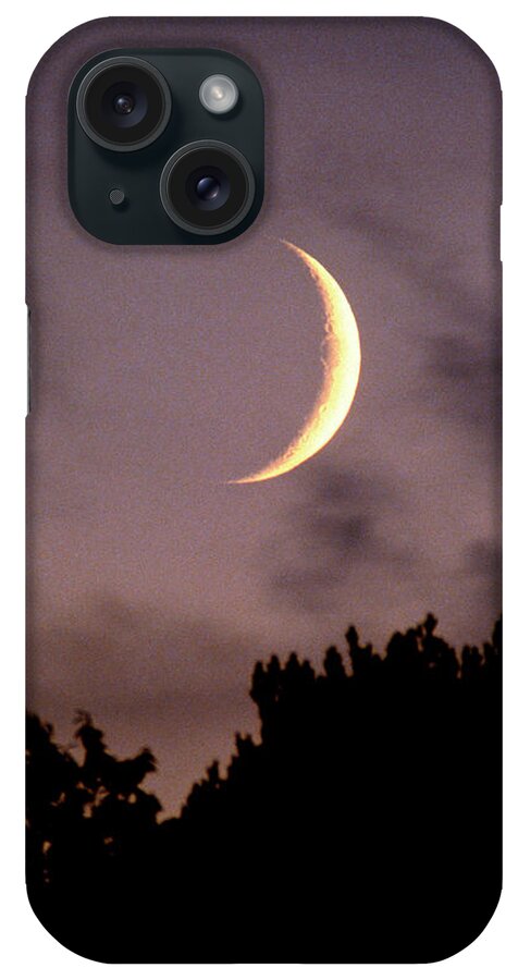 Crescent Moon iPhone Case featuring the photograph Crescent Moon by Martin Dohrn/science Photo Library