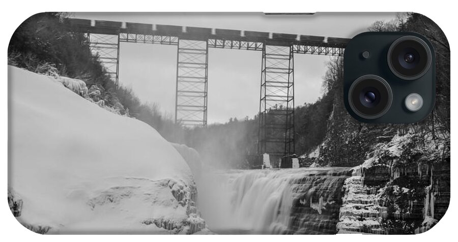 Bridges iPhone Case featuring the photograph Crossing at Letchworth by Guy Whiteley