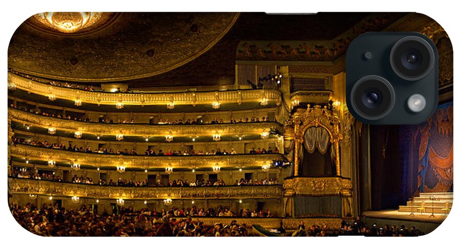 Photography iPhone Case featuring the photograph Crowd At Mariinsky Theatre, St by Panoramic Images