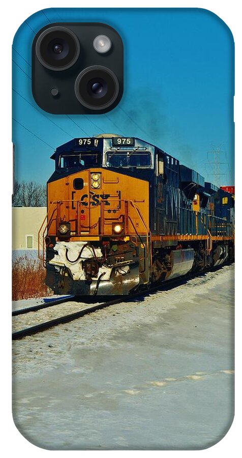  iPhone Case featuring the photograph Csx 975  2.13.14...1500 by Daniel Thompson