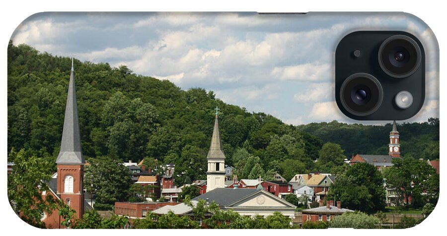 Steeples iPhone Case featuring the photograph Cumberland Steeples by Jeannette Hunt