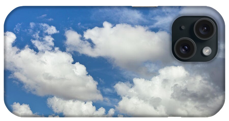 00559138 iPhone Case featuring the photograph Cumulus Clouds And Aspens by Yva Momatiuk John Eastcott