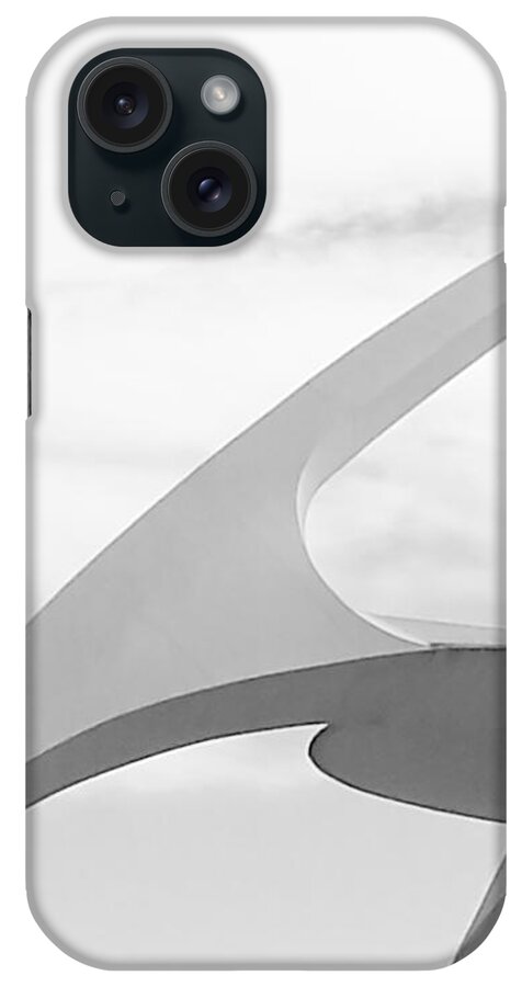 Abstract iPhone Case featuring the photograph Curved Reach by Fei A