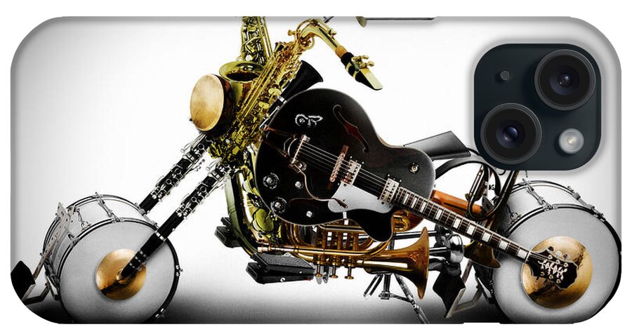 Bike iPhone Case featuring the digital art Custom Band II by Alessandro Della Pietra