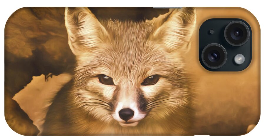 Animal iPhone Case featuring the photograph Cute Fox by Brian Cross