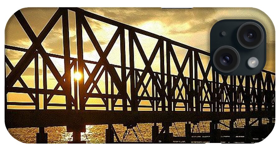 Golden iPhone Case featuring the photograph Under the Boardwalk by Mario Koureas