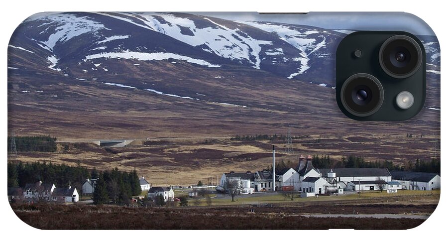 Whisky iPhone Case featuring the photograph Dalwhinnie Distillery - Glen Truim by Phil Banks