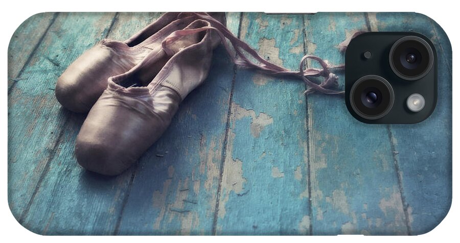 Pointe Shoe iPhone Case featuring the photograph Danced by Priska Wettstein