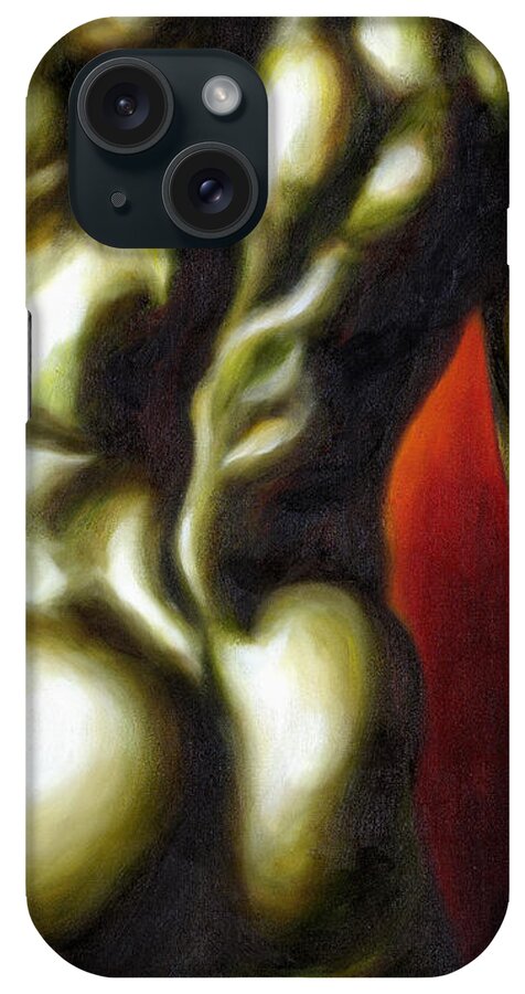 Man Nude Painting iPhone Case featuring the painting Dancer two by Hiroko Sakai