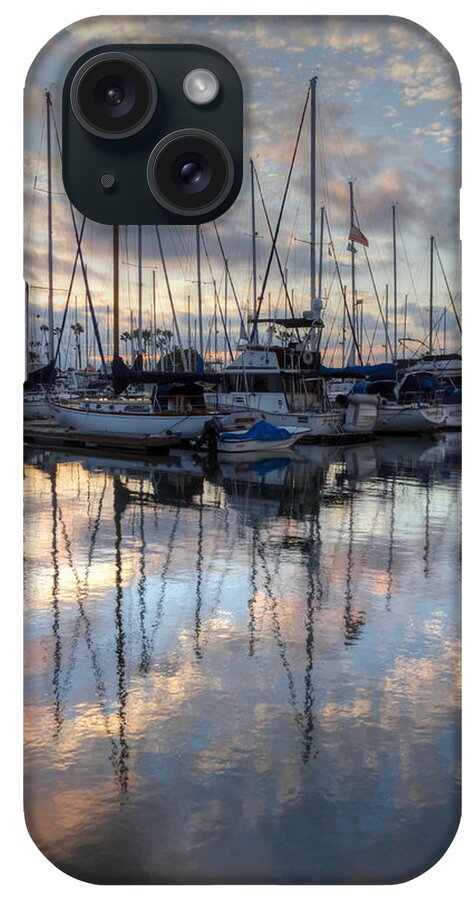 Dock iPhone Case featuring the photograph Dappled Winter Sky by Heidi Smith