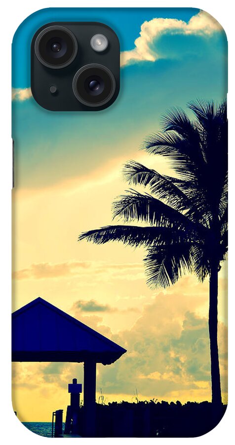 Tropical iPhone Case featuring the photograph Dawn Beach Pyramid by Laura Fasulo