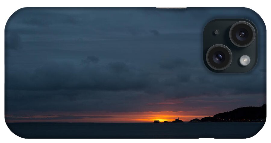 Sunrise iPhone Case featuring the photograph Dawn over Swansea Bay by Paul Cowan