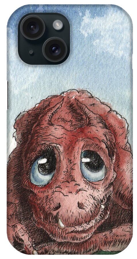 Dragon iPhone Case featuring the painting Daydreamer by Sean Seal