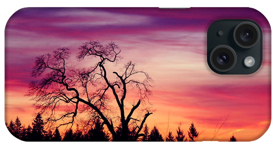 Landscape iPhone 15 Case featuring the photograph Day's End by Rory Siegel