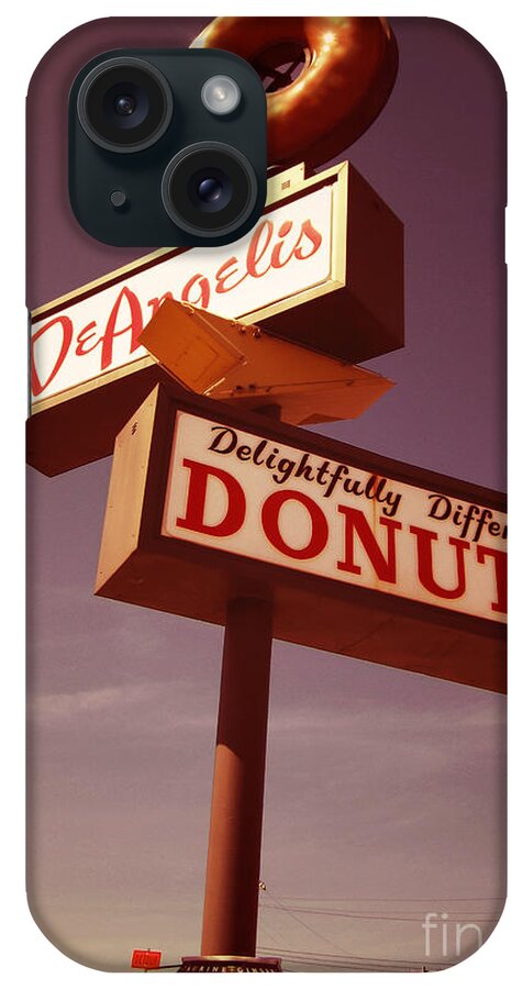 Deangelis iPhone Case featuring the digital art DeAngelis Donuts by Jim Zahniser
