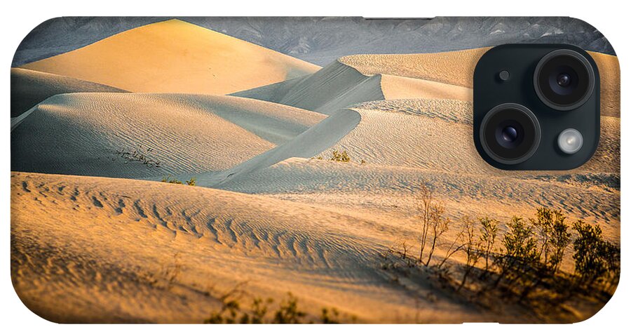 Sand iPhone Case featuring the photograph Death Valley Sand Dunes by Francesco Riccardo Iacomino