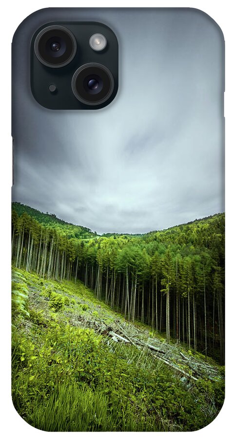 Tranquility iPhone Case featuring the photograph Deep Forest by By Alain Wallior Artworks On Facebook / Flickr / 500px