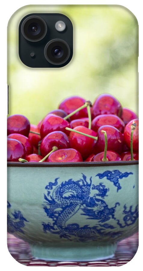 Cherry iPhone Case featuring the photograph Delicious by Linda Lees
