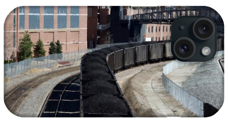 Denver iPhone Case featuring the photograph Denver Rail Yard by Spencer Hughes
