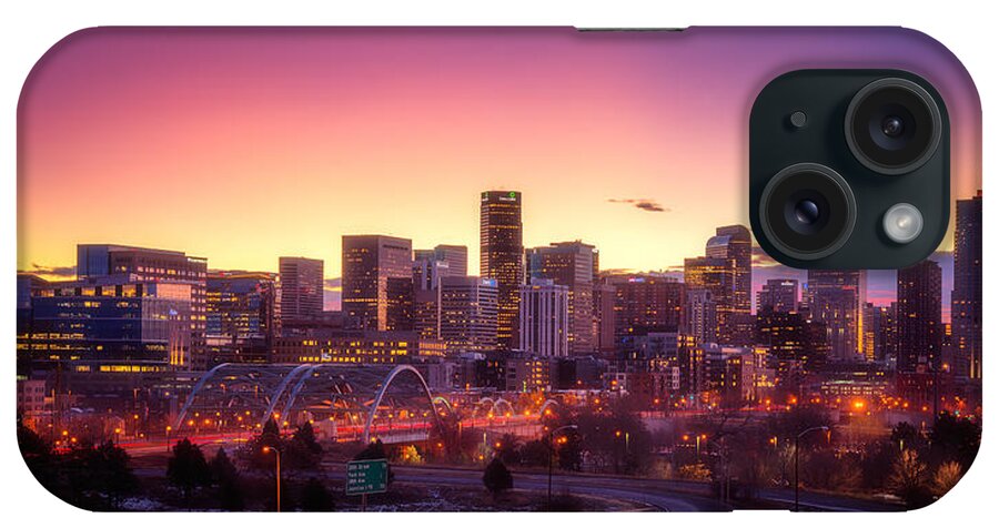 Denver iPhone Case featuring the photograph Denver Sunrise by Darren White