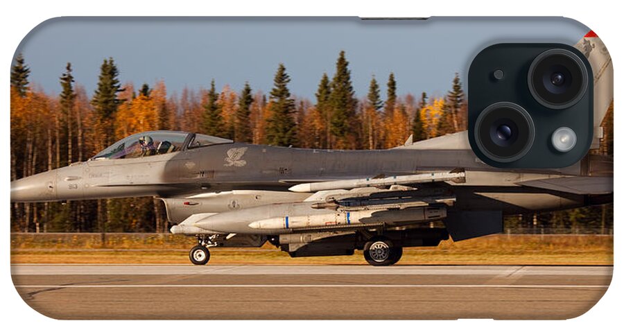 F-16 iPhone Case featuring the photograph Departure Roll by Brad Brizek