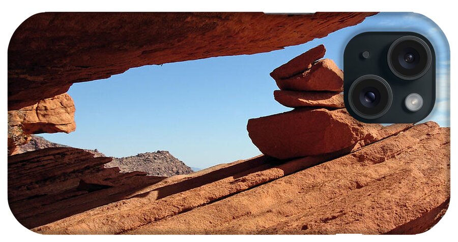Desert iPhone Case featuring the photograph Desert Signpost by Alan Socolik