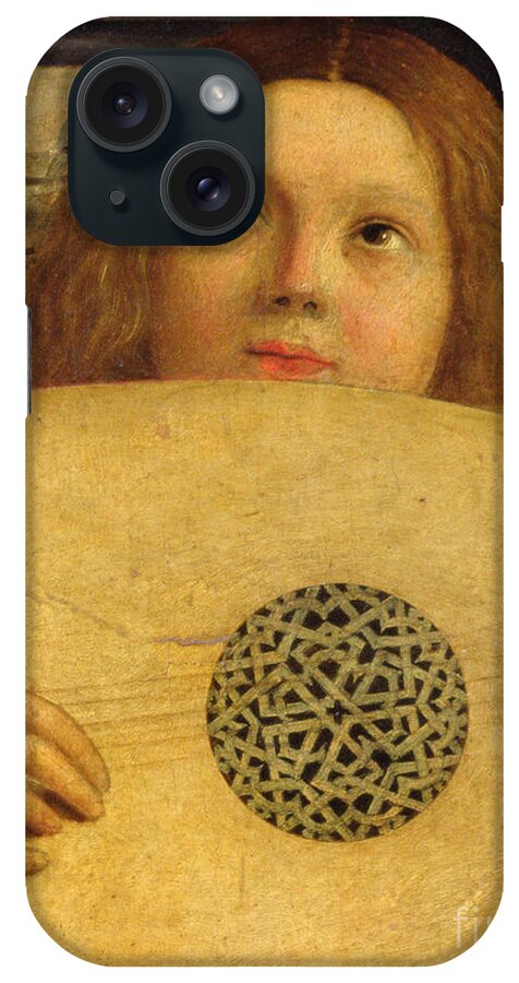 Musical iPhone Case featuring the painting Detail of the San Giobbe Altarpiece by Giovanni Bellini