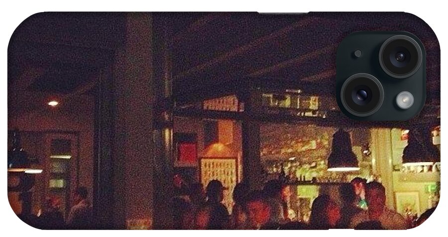 Drink iPhone Case featuring the photograph #deus #cafe #milan #milano #fun #night by Sara Volani