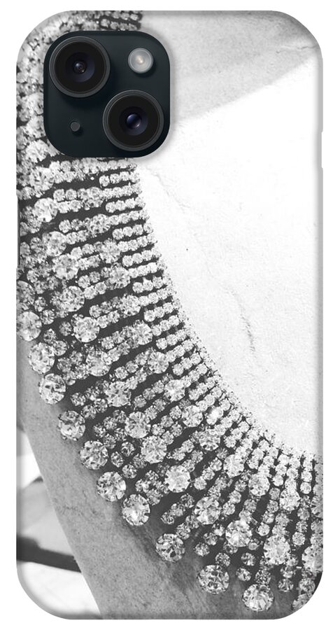 Black And White iPhone Case featuring the photograph Diamonds by Lynsie Petig