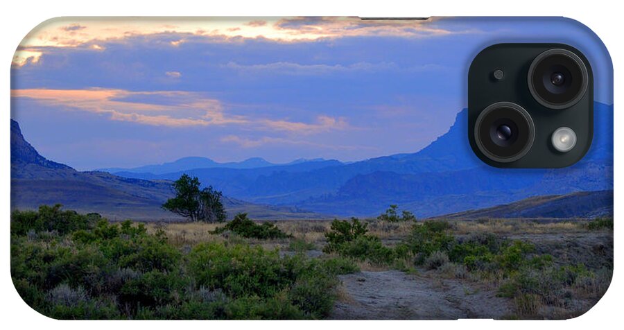 Landscape iPhone Case featuring the photograph Dirt Road to Heaven at Dusk by Lisa Holland-Gillem