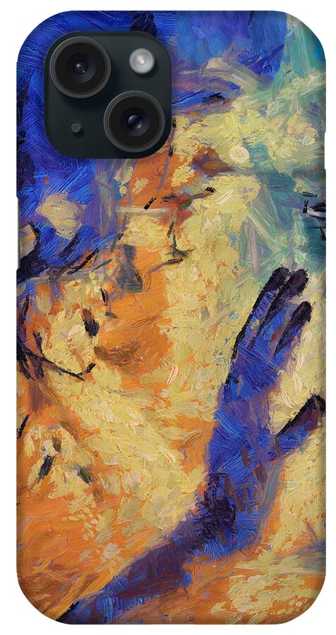 Www.themidnightstreets.net iPhone Case featuring the painting Discovering Yourself by Joe Misrasi