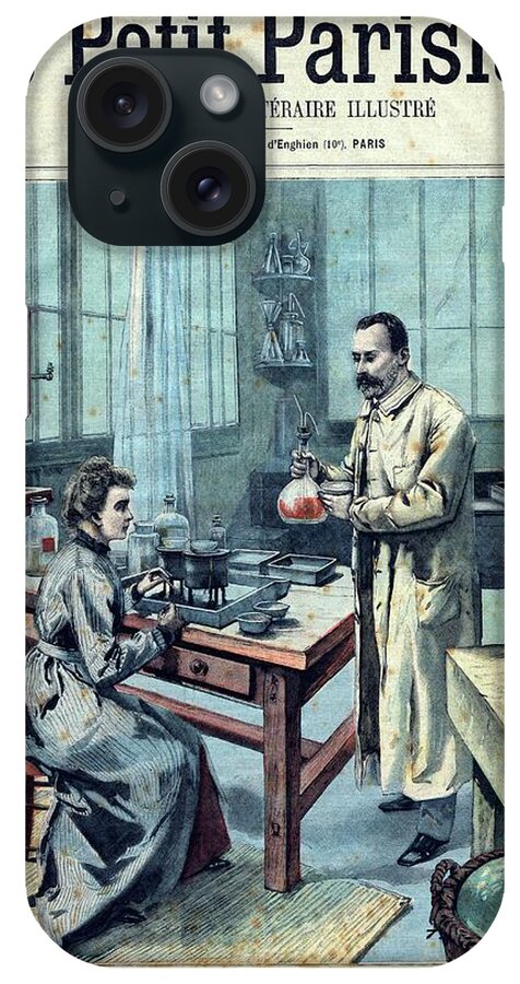 Pierre Curie iPhone Case featuring the photograph Discovery Of Radium By The Curies by National Library Of Medicine
