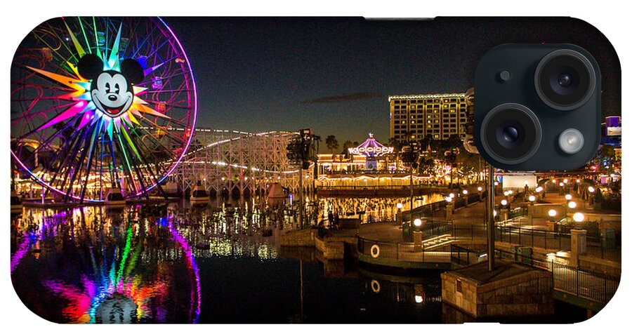 Landscape iPhone Case featuring the photograph Disney California Adventure Mickey's Fun Wheel by Anthony Soares