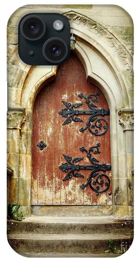 Gothic iPhone Case featuring the photograph Distressed Door by Valerie Reeves